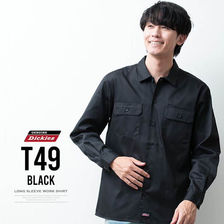 シャツ メンズ 長袖 ワークシャツ GENUINE Dickies ストリート | GENELESS | 詳細画像12 