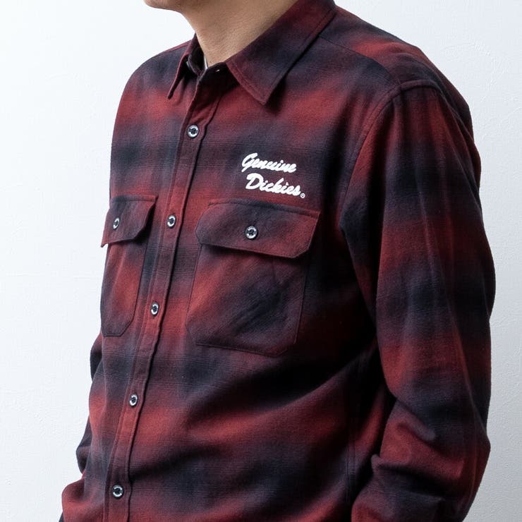 チェックシャツ メンズ 長袖 暖かい チェック シャツ 起毛 GENUINE | GENELESS | 詳細画像9 