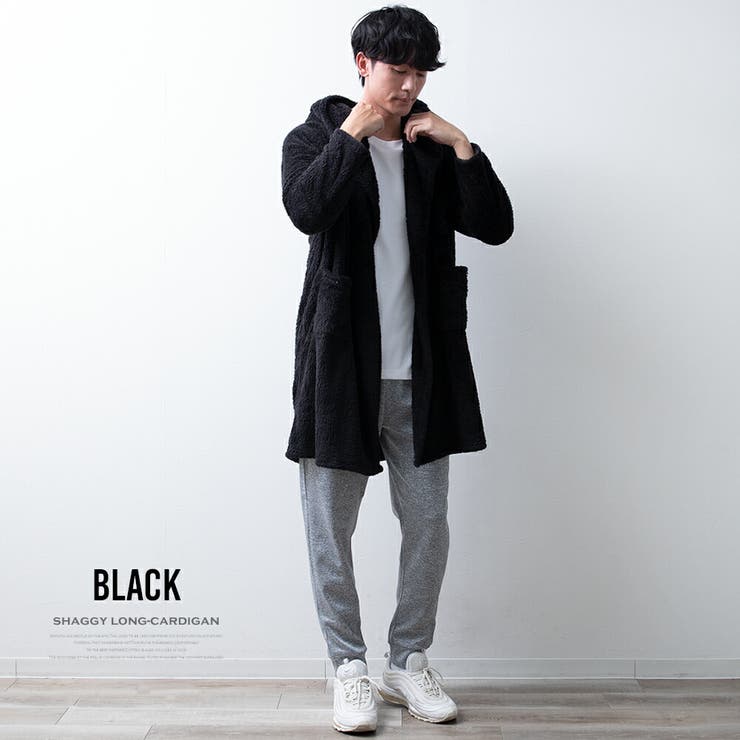 カーディガン メンズ ロング ボア カーデ ロングカーディガン 暖かい | GENELESS | 詳細画像7 