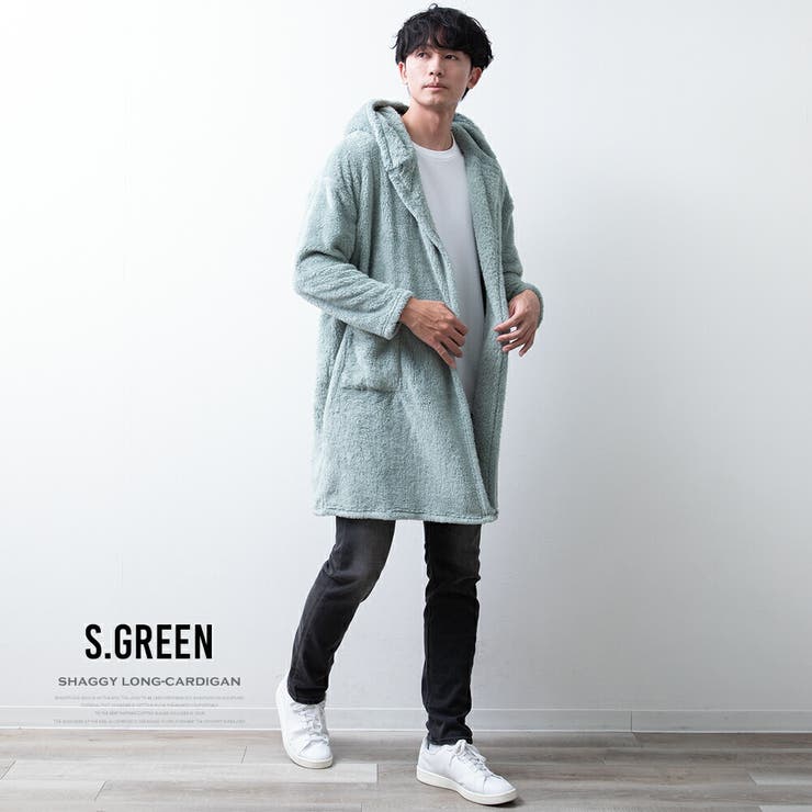 カーディガン メンズ ロング ボア カーデ ロングカーディガン 暖かい | GENELESS | 詳細画像9 