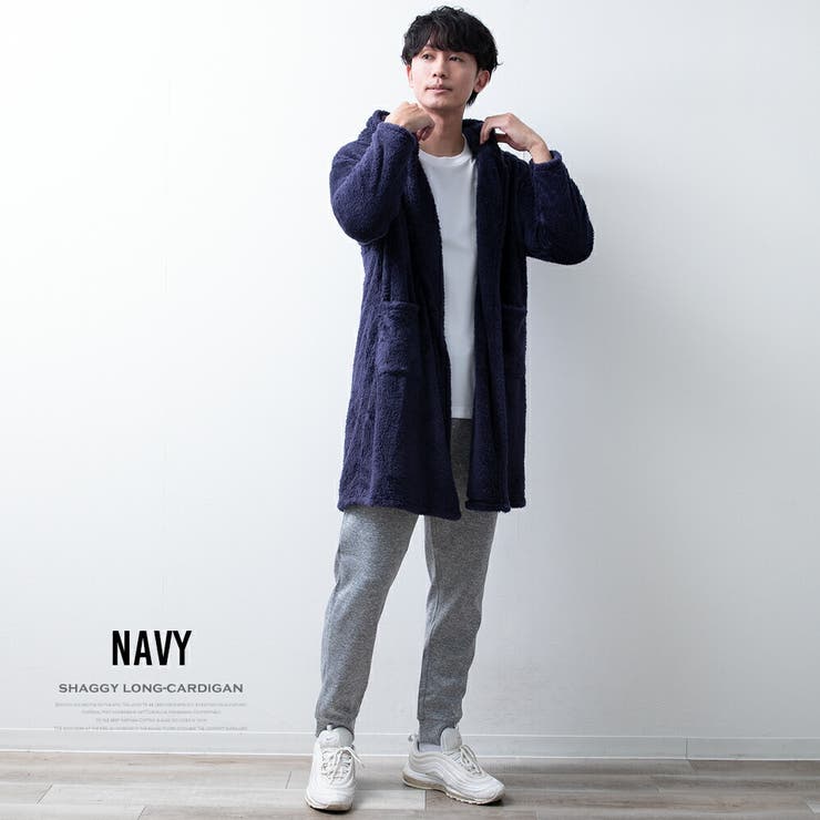 カーディガン メンズ ロング ボア カーデ ロングカーディガン 暖かい | GENELESS | 詳細画像11 