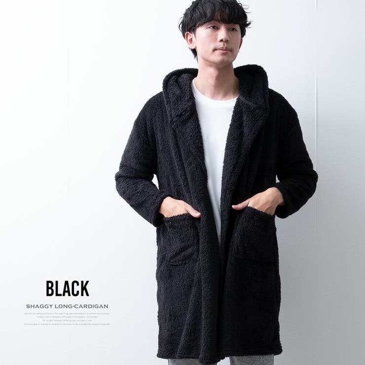カーディガン メンズ ロング ボア カーデ ロングカーディガン 暖かい | GENELESS | 詳細画像15 