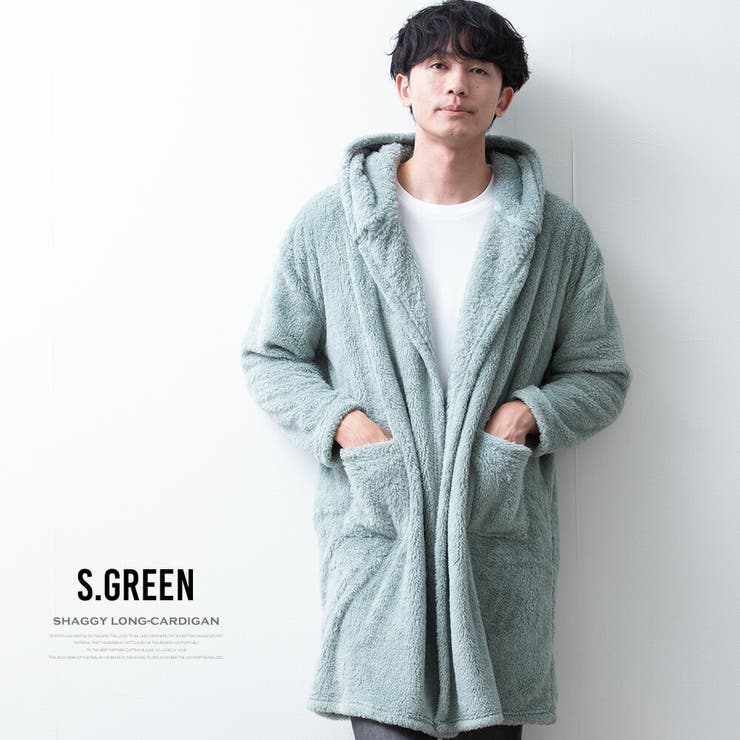 カーディガン メンズ ロング ボア カーデ ロングカーディガン 暖かい | GENELESS | 詳細画像17 
