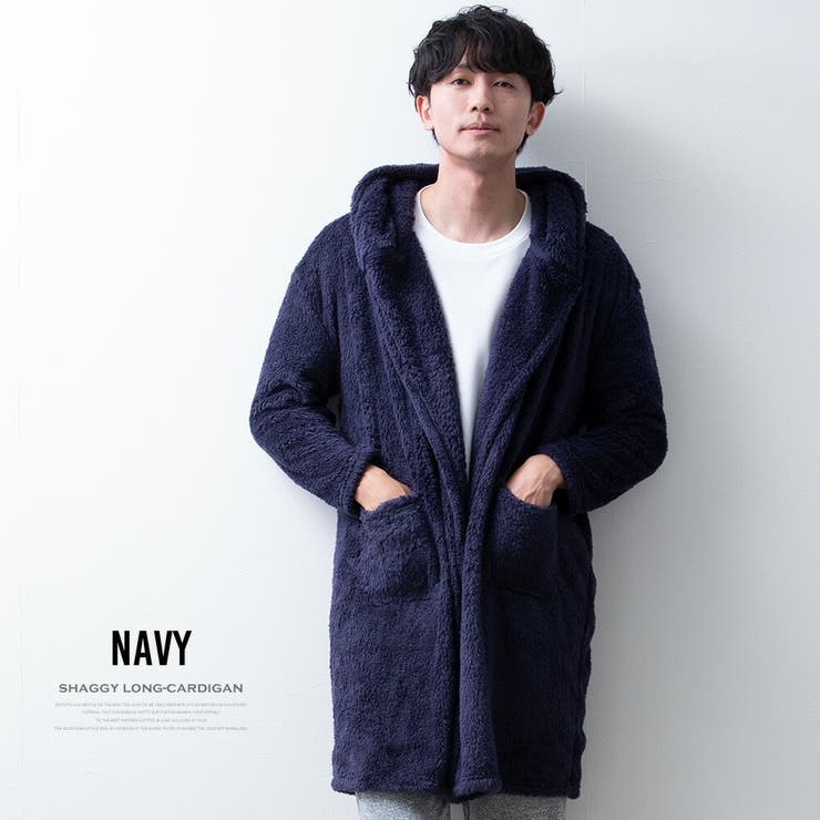 カーディガン メンズ ロング ボア カーデ ロングカーディガン 暖かい | GENELESS | 詳細画像19 