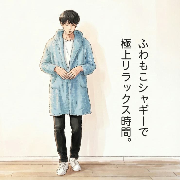 カーディガン メンズ ロング ボア カーデ ロングカーディガン 暖かい | GENELESS | 詳細画像29 