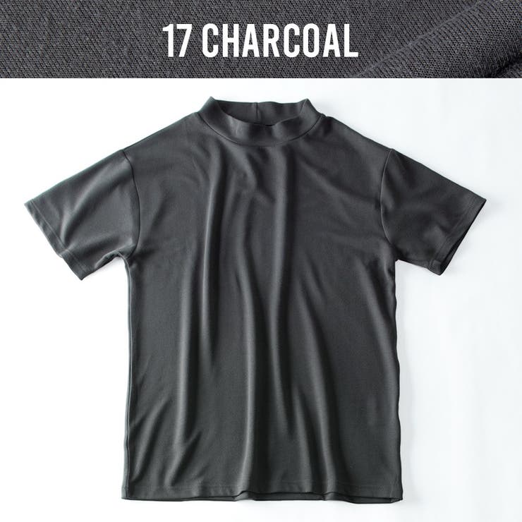 tシャツメンズ半袖接触冷感半袖tシャツ夏Tシャツ涼しいカットソーモックネックインナー無地ストレッチ全8色220N2830