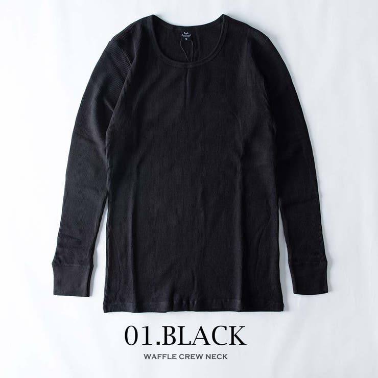 tシャツ メンズ 長袖 サーマル ワッフル 細身 Tシャツ クルーネック | GENELESS | 詳細画像9 