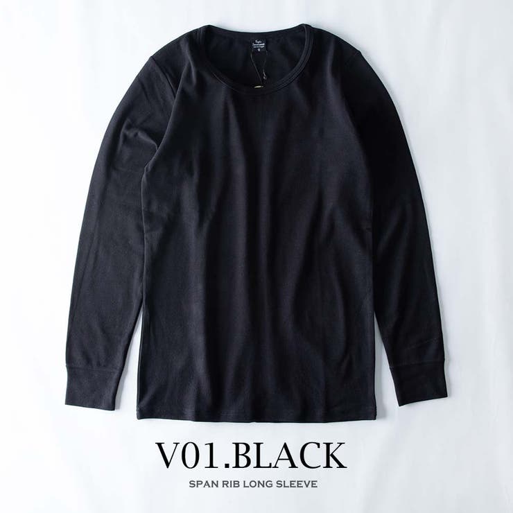 tシャツ メンズ 長袖 クルーネック スパンフライス 長袖tシャツ 細身 | GENELESS | 詳細画像17 