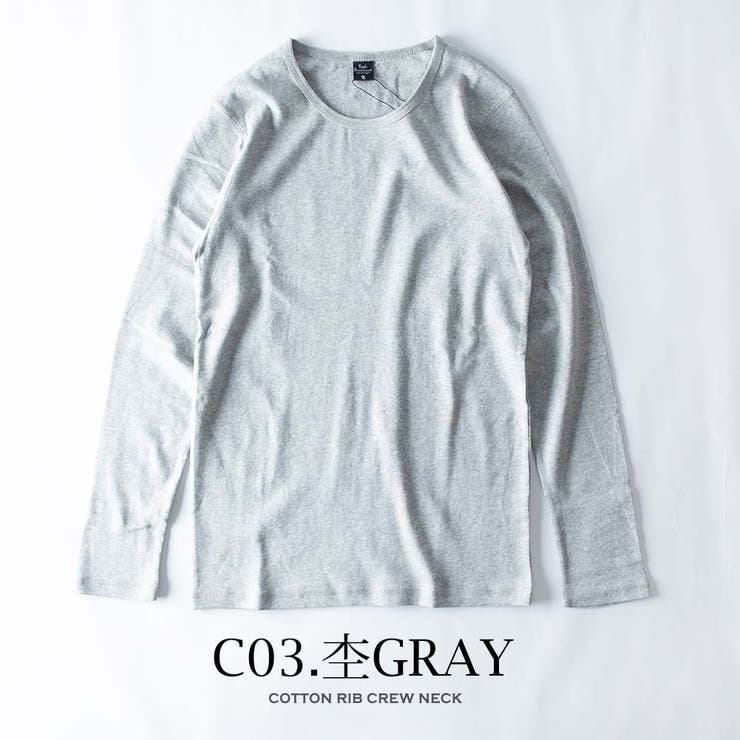 Tシャツ メンズ 長袖 コットンフライス 細身 ストレッチ tシャツ | GENELESS | 詳細画像16 