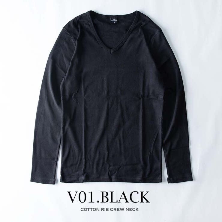 Tシャツ メンズ 長袖 コットンフライス 細身 ストレッチ tシャツ | GENELESS | 詳細画像18 