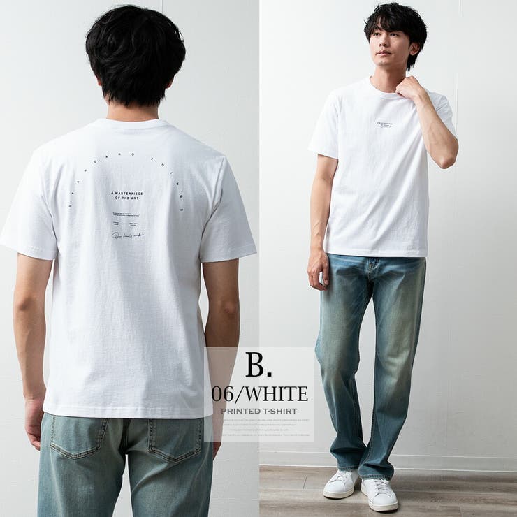 tシャツ メンズ 半袖 Tシャツ 綿100 プリントTシャツ クルーネック | GENELESS | 詳細画像12 