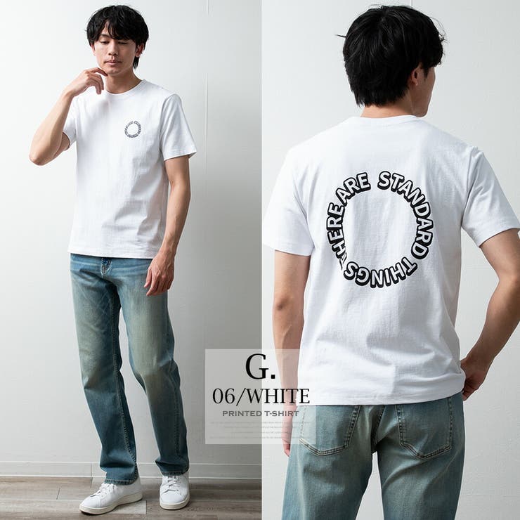 tシャツ メンズ 半袖 Tシャツ 綿100 プリントTシャツ クルーネック | GENELESS | 詳細画像22 