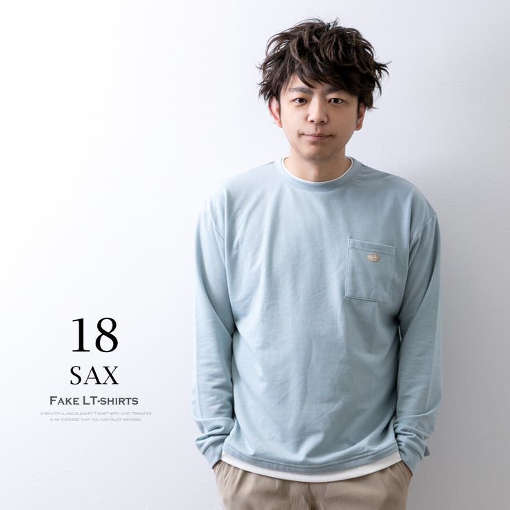 長袖tシャツ メンズ 重ね着風 品番 Hmlm Geneless ジェネレス のメンズ ファッション通販 Shoplist ショップリスト