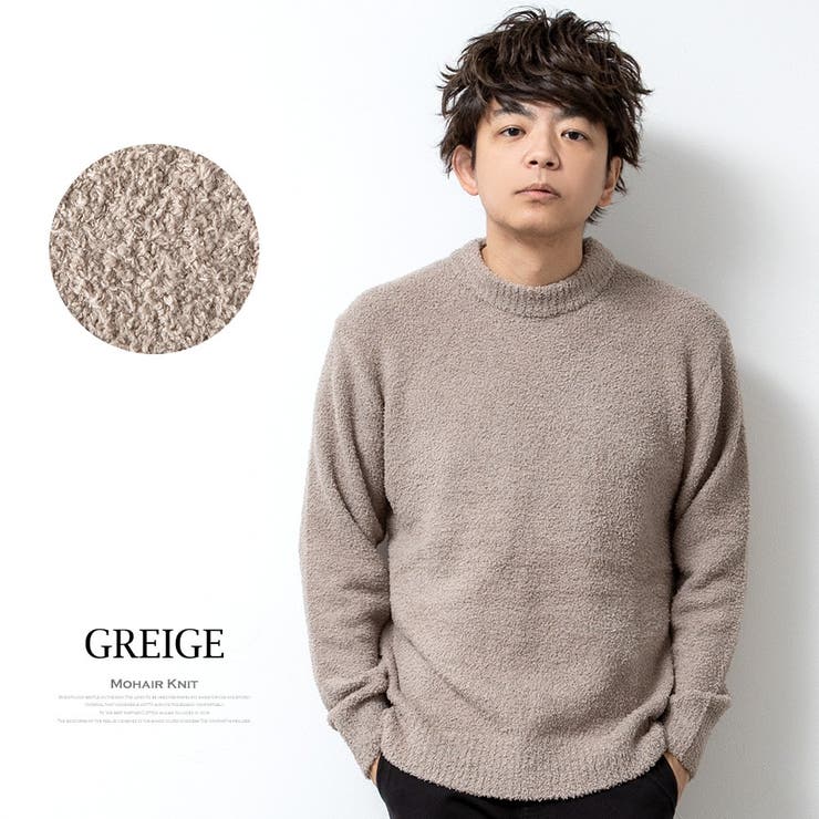 ニット メンズ モヘアニット[品番：HMLM0000485]｜GENELESS