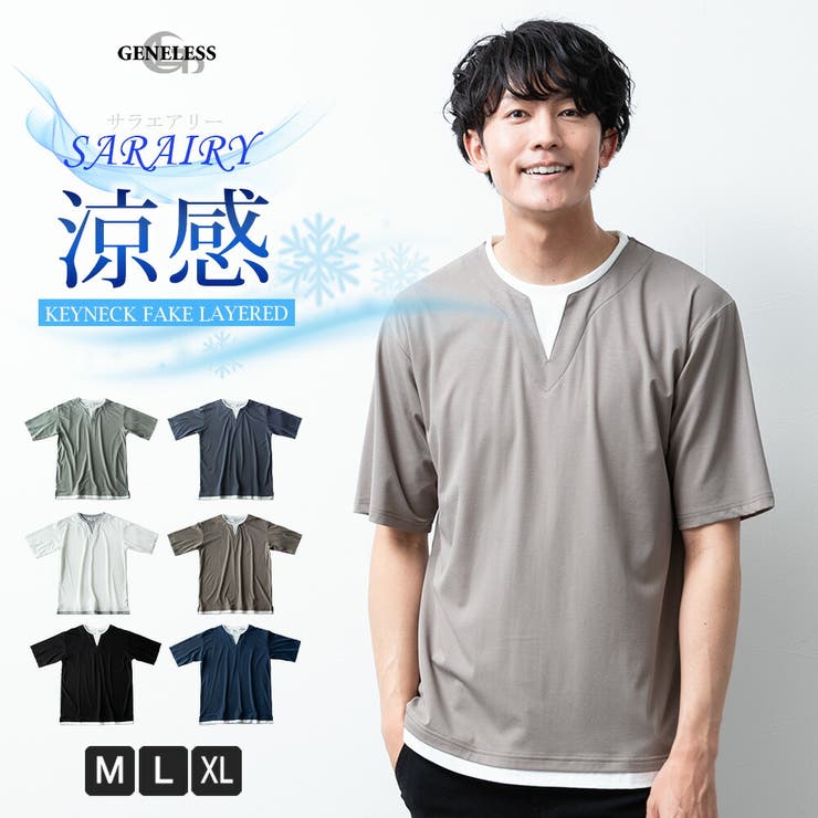 tシャツ メンズ 半袖 | GENELESS | 詳細画像1 