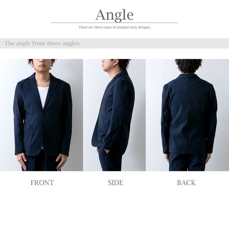 テーラードジャケット メンズ スーパーストレッチ 接触冷感 超伸縮 テーラード | GENELESS | 詳細画像23 