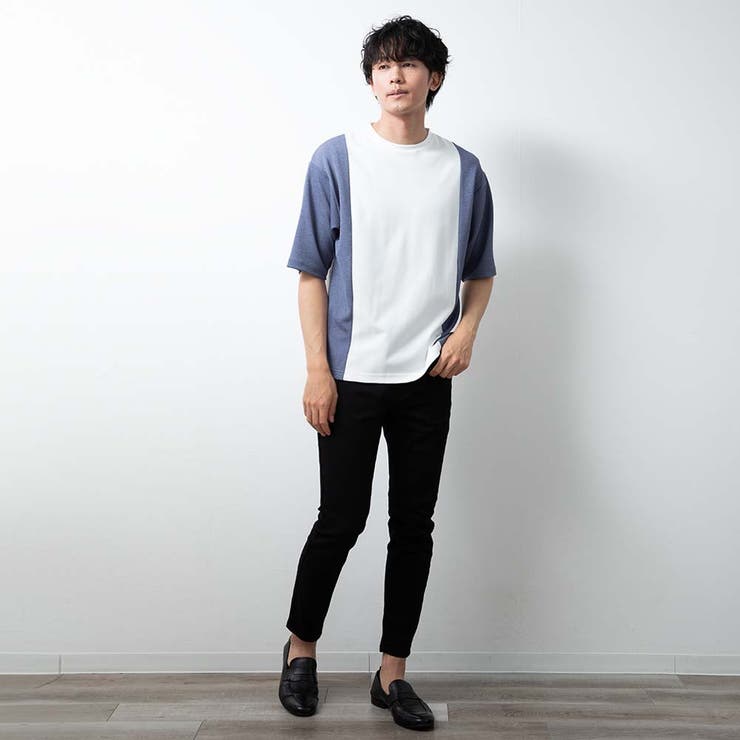 tシャツ 半袖 メンズ 接触冷感 切替 涼しい 切替デザイン おしゃれ | GENELESS | 詳細画像8 