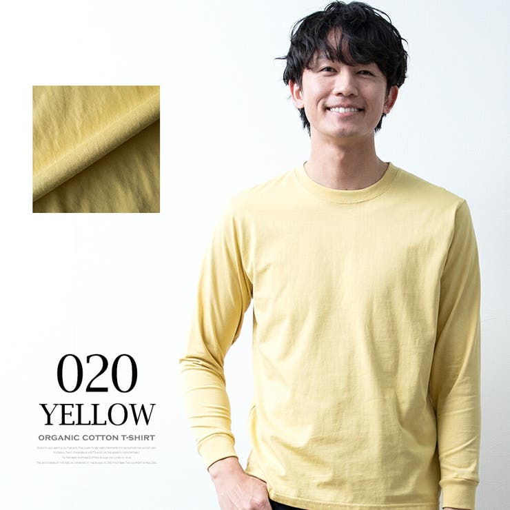 tシャツ メンズ 長袖 綿100 オーガニックコットン クルーネック Tシャツ | GENELESS | 詳細画像11 