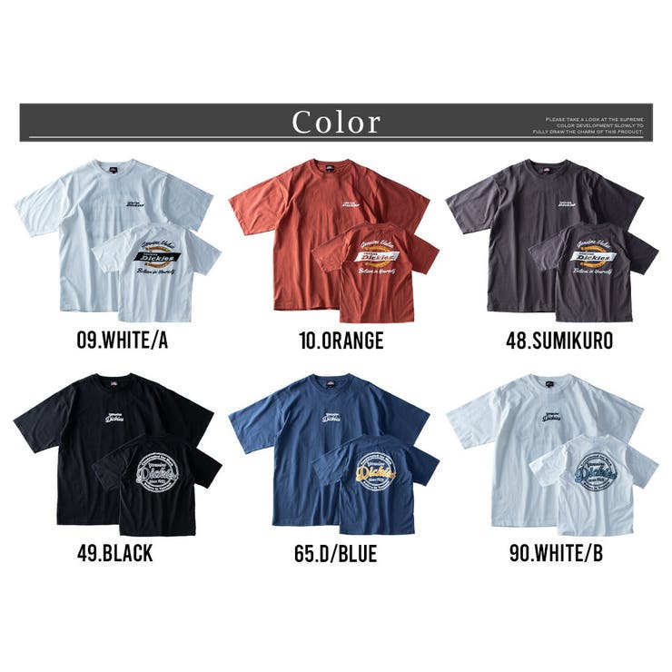 tシャツ メンズ 半袖 ロゴ プリント ディッキーズ 半袖tシャツ 夏 | GENELESS | 詳細画像22 