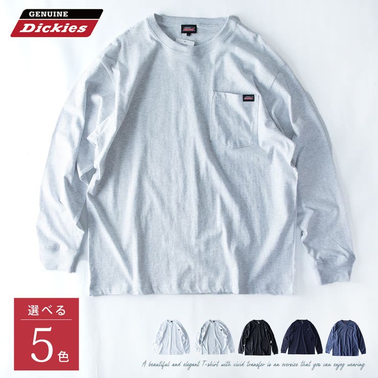 tシャツ メンズ 長袖 綿100 GENUINE Dickies 長袖tシャツ | GENELESS | 詳細画像5 