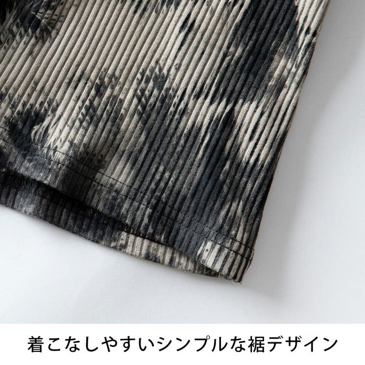 Tシャツ メンズ 長袖 ムラ染め Vネック ヴィジュアル系 ロック パンク | GENELESS | 詳細画像17 