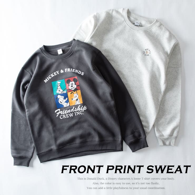 トレーナー メンズ 裏起毛 ディズニー プリント スウェット アメカジ | GENELESS | 詳細画像2 