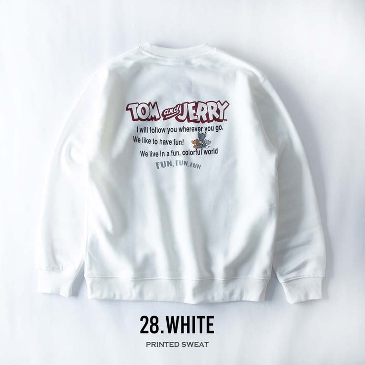 トレーナー メンズ 裏起毛 トムとジェリー クルーネック 暖かい スウェット | GENELESS | 詳細画像8 