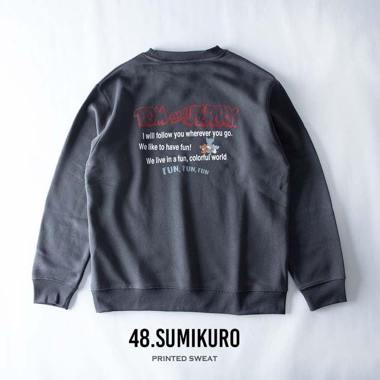 トレーナー メンズ 裏起毛 トムとジェリー クルーネック 暖かい スウェット | GENELESS | 詳細画像10 