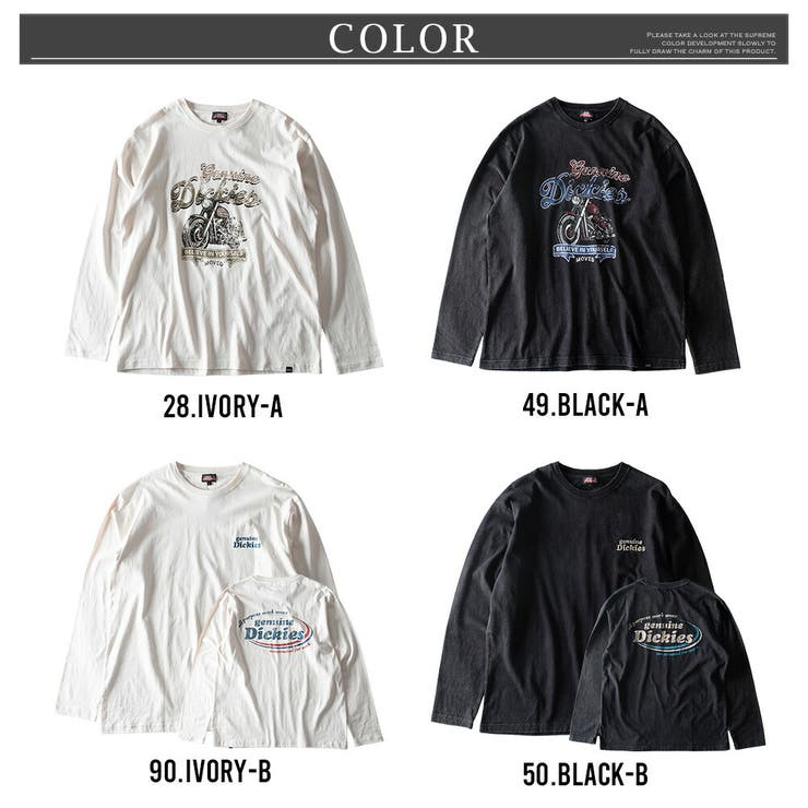 長袖 tシャツ メンズ GENUINE Dickies ディッキーズ Tシャツ | GENELESS | 詳細画像15 