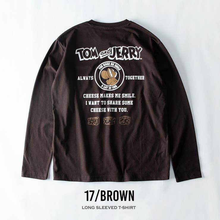 tシャツ メンズ 長袖 キャラクター トムとジェリー 長袖tシャツ | GENELESS | 詳細画像6 