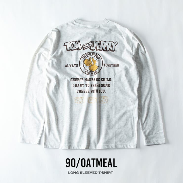 tシャツ メンズ 長袖 キャラクター トムとジェリー 長袖tシャツ | GENELESS | 詳細画像8 
