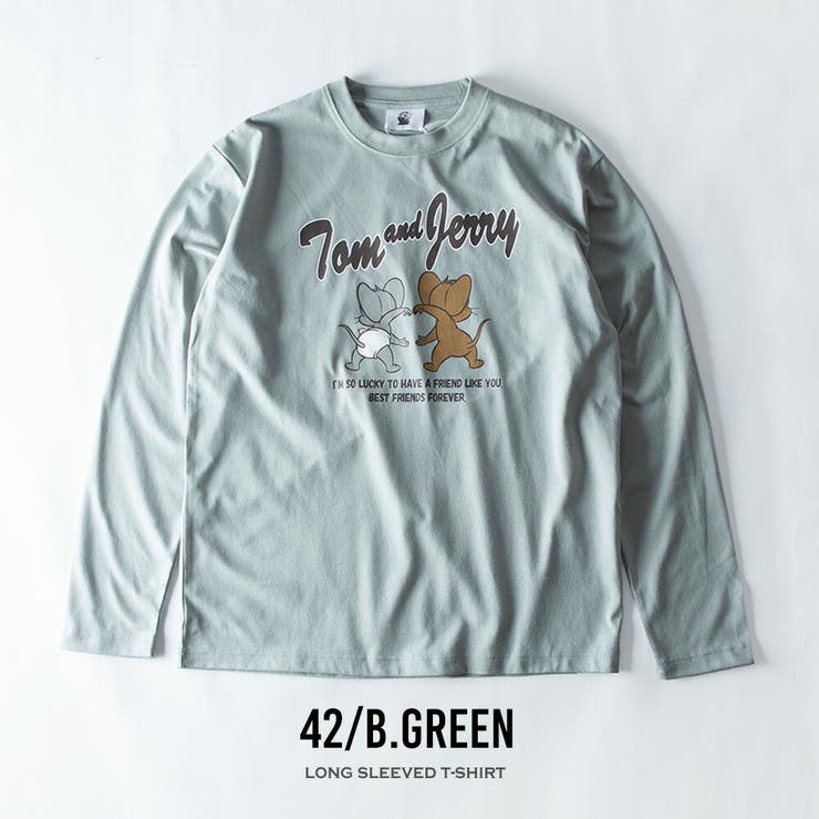 tシャツ メンズ 長袖 キャラクター トムとジェリー 長袖tシャツ | GENELESS | 詳細画像9 