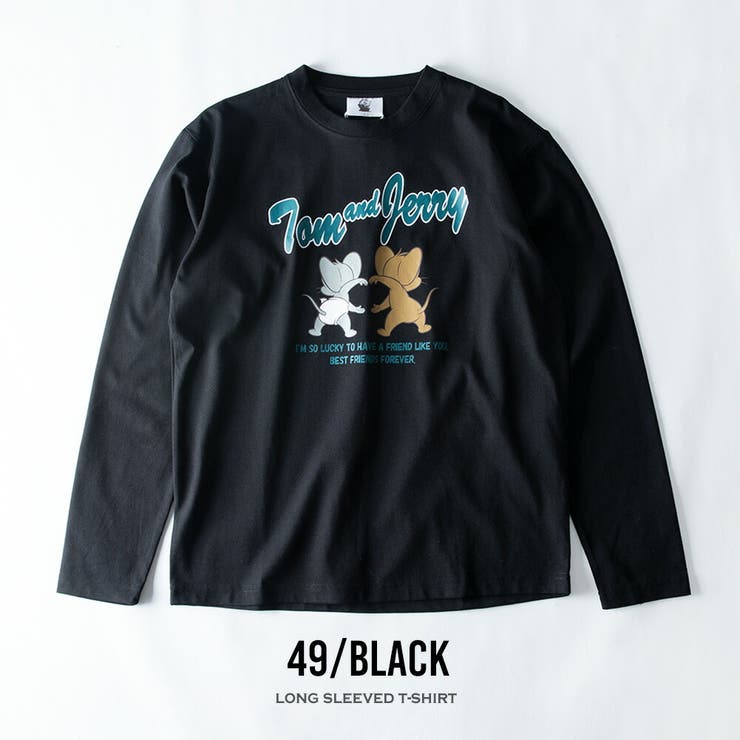 tシャツ メンズ 長袖 キャラクター トムとジェリー 長袖tシャツ | GENELESS | 詳細画像10 