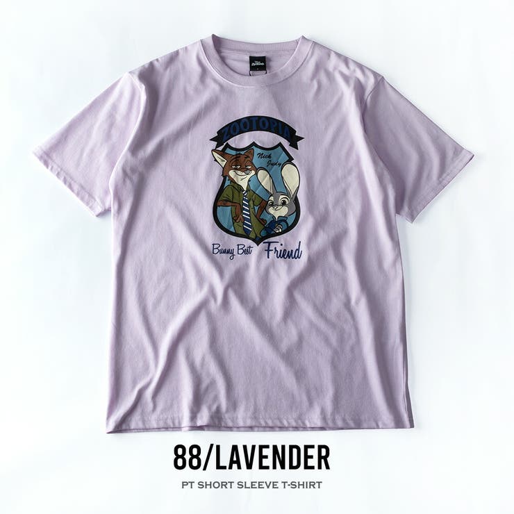 tシャツ メンズ キャラクター 半袖 キャラT ディズニー ジュディー ニック | GENELESS | 詳細画像3 