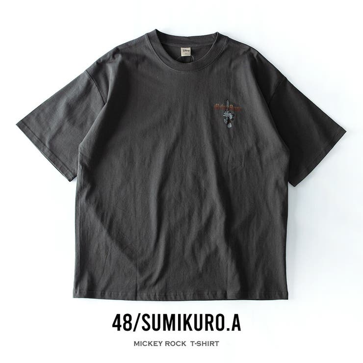 tシャツ メンズ 綿100 大きめ 半袖 ピグメント キャラT ディズニー | GENELESS | 詳細画像5 
