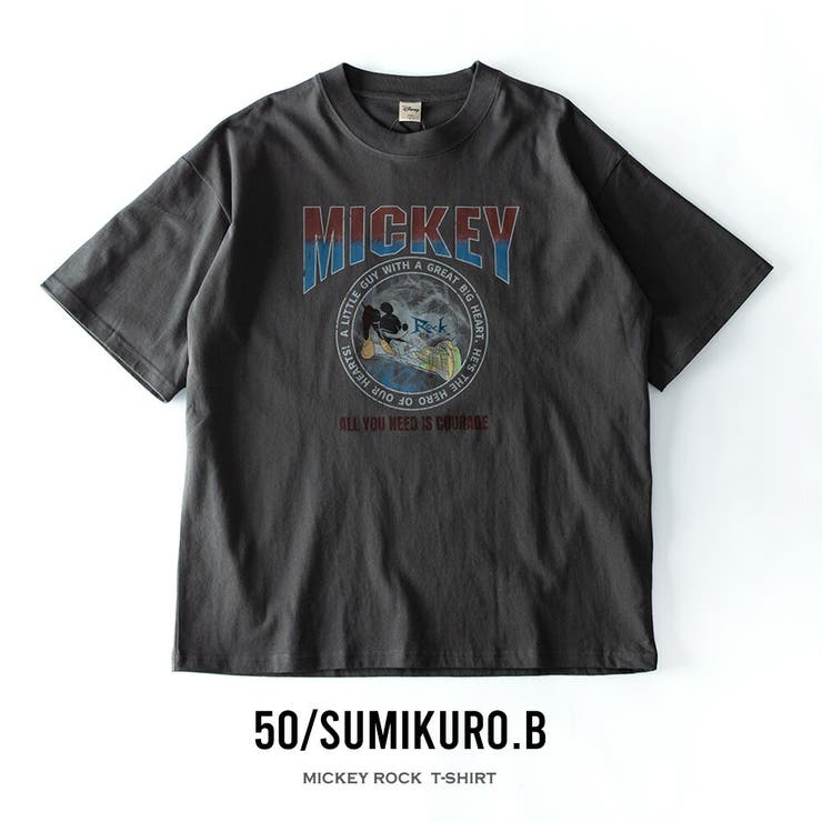 tシャツ メンズ 綿100 大きめ 半袖 ピグメント キャラT ディズニー | GENELESS | 詳細画像7 