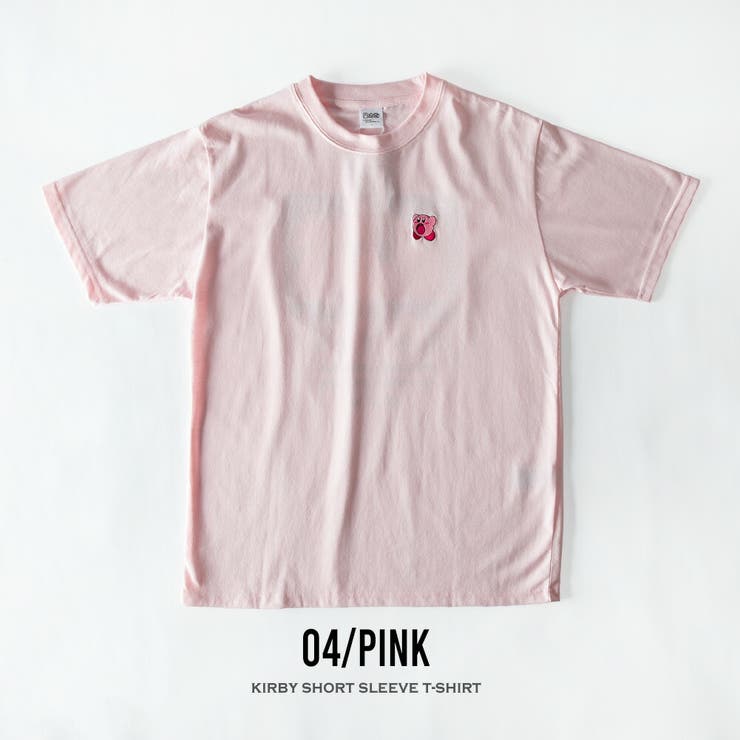 tシャツ メンズ キャラクター 半袖 キャラT 星のカービィ刺繍 半袖tシャツ | GENELESS | 詳細画像5 