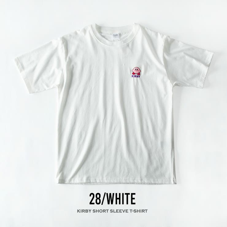 tシャツ メンズ キャラクター 半袖 ポケT キャラT 星のカービィ刺繍 | GENELESS | 詳細画像5 