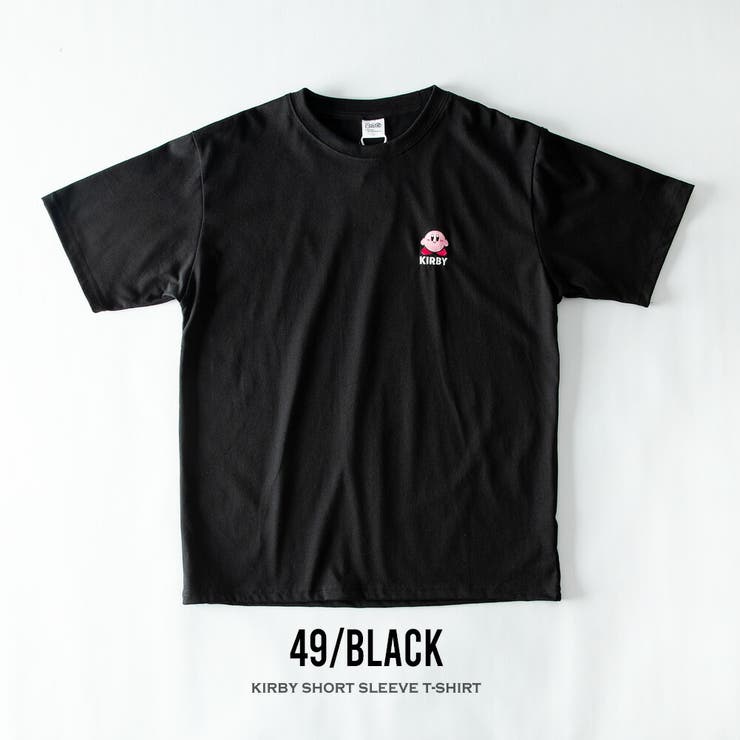 tシャツ メンズ キャラクター 半袖 ポケT キャラT 星のカービィ刺繍 | GENELESS | 詳細画像6 