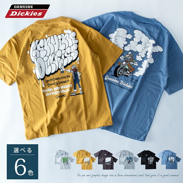 Tシャツ メンズ 半袖 GENUINE Dickies クルーネック ゆったり | GENELESS | 詳細画像5 