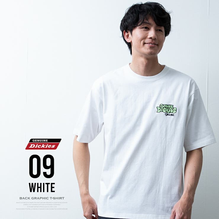 Tシャツ メンズ 半袖 GENUINE Dickies クルーネック ゆったり | GENELESS | 詳細画像9 
