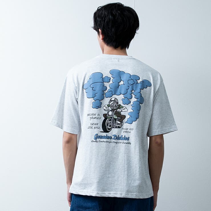 Tシャツ メンズ 半袖 GENUINE Dickies クルーネック ゆったり | GENELESS | 詳細画像16 