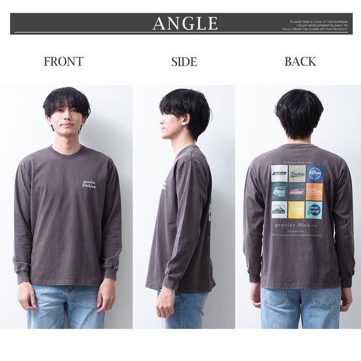 tシャツ メンズ 長袖 バックプリント ディッキーズ クルーネック | GENELESS | 詳細画像16 
