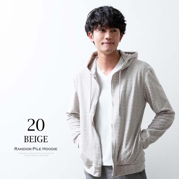 パーカー メンズ ジップアップ 長袖 パーカ ジップパーカー アウター