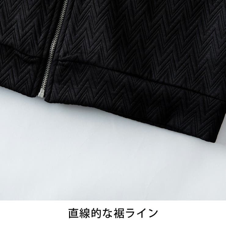 アウター メンズ スタンド ジャガード 立ち襟 スリム ブルゾン ジャージ | GENELESS | 詳細画像18 