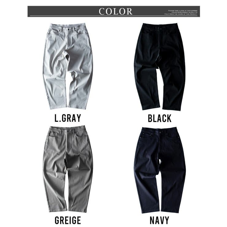 ワイドパンツ メンズ ツイル バルーンパンツ ワイドデニム ゆったり ルーズ | GENELESS | 詳細画像19 