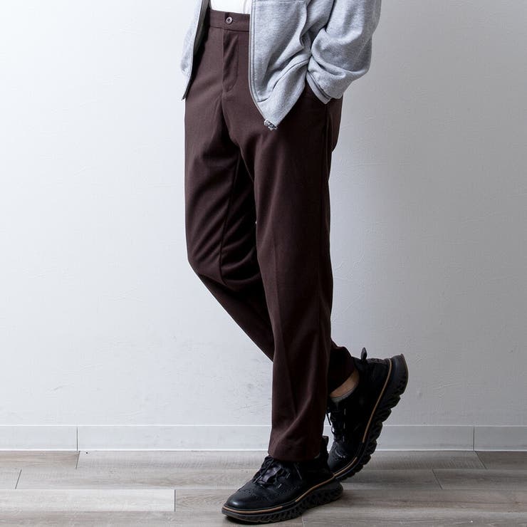 スラックス メンズ イージーパンツ 起毛 ストレッチ テーパードパンツ 秋冬 | GENELESS | 詳細画像6 