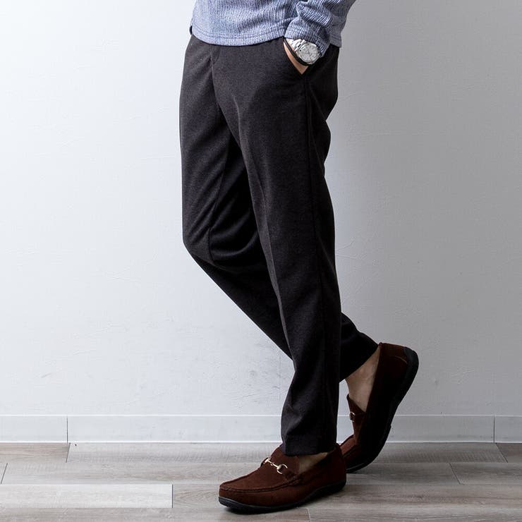 スラックス メンズ イージーパンツ 起毛 ストレッチ テーパードパンツ 秋冬 | GENELESS | 詳細画像8 