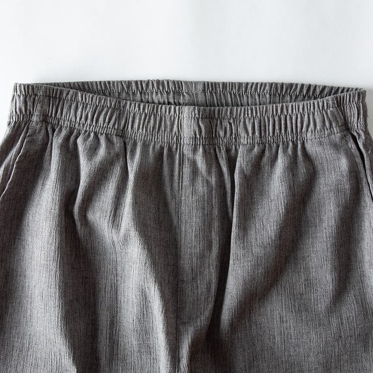 麻 パンツ メンズ イージーパンツ リネン スリム ワイド ボトム 涼しい