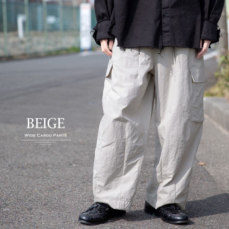 カーゴパンツ メンズ ワイド[品番：HMLM0000546]｜GENELESS